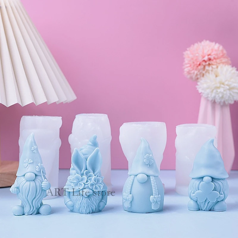 คริสต์มาส Dwarf ซิลิโคนเทียนแม - Soap Making Gifts บทวิจารณ์และราคา
