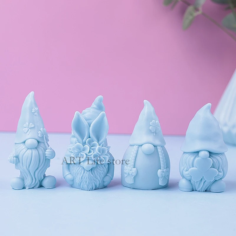 คริสต์มาส Dwarf ซิลิโคนเทียนแม - Soap Making Gifts บทวิจารณ์และราคา
