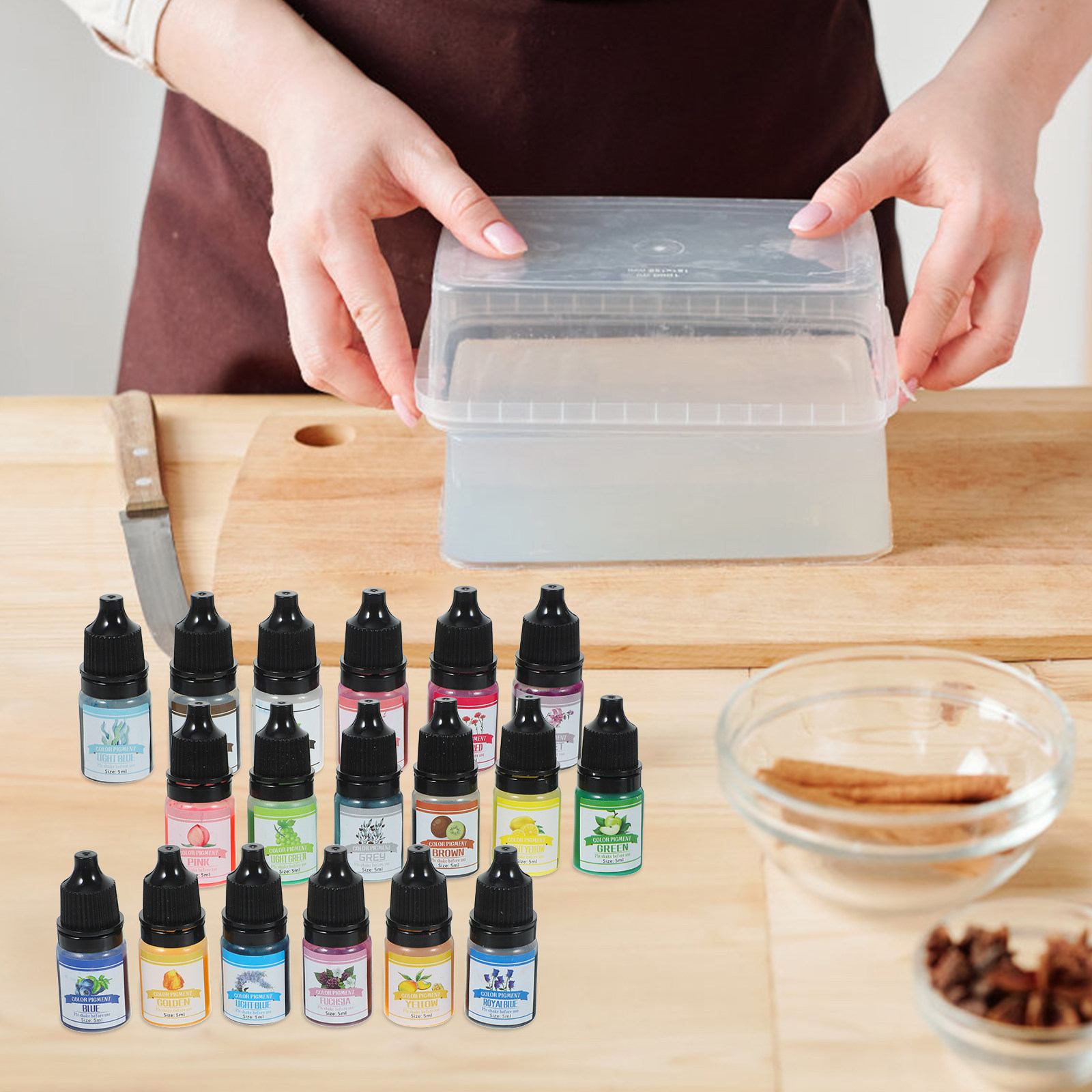 1 กล่อง สีผสมเรซินอีพ็อกซี่ สำ - Soap Making Ins บทวิจารณ์และราคา